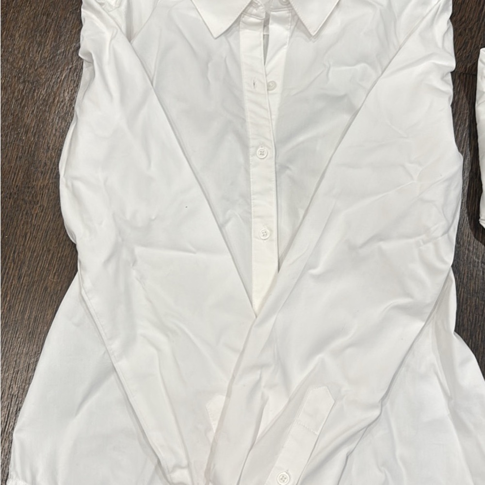 Express button down white shirt